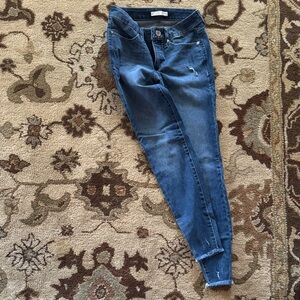 LC Lauren Conrad Dark Blue Skinny Jeans